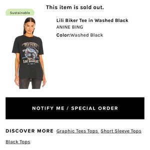 Anine Bing tee - lightly worn